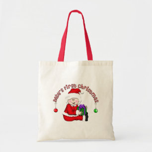 Tote Bag T-shirts et cadeaux de Noël de blanc de bébé d'Elf