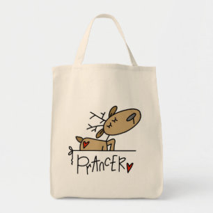 Tote Bag T-shirts et cadeaux de Noël de Prancer Reindeer