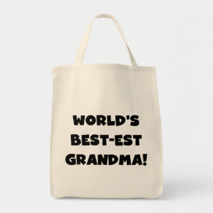 Tote Bag T-shirts et cadeaux de noir de grand-maman du