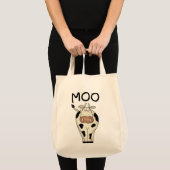 Tote Bag T-shirts et cadeaux de vache à MOO (Devant (produit))