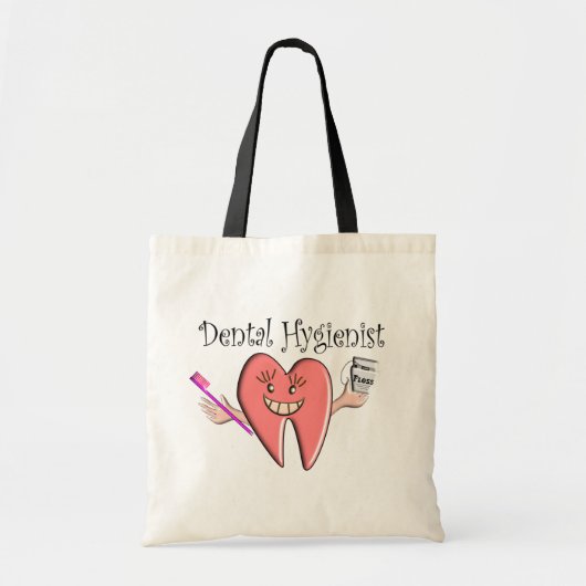 Tote Bag T-shirts et cadeaux d'hygiéniste dentaire (Devant)