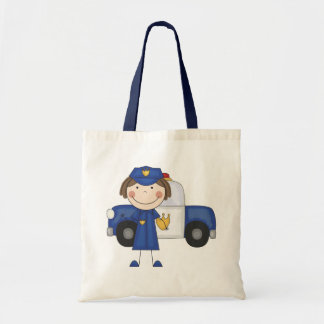 Tote Bag T-shirts et cadeaux femelles de policier