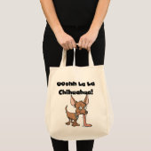 Tote Bag T-shirts et cadeaux Oohh La La Chihuahua (Devant (produit))