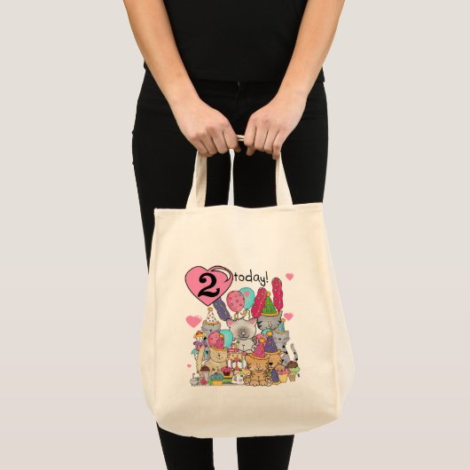 Tote Bag T-shirts et cadeaux Party Kittens 2e anniversaire (Devant (produit))