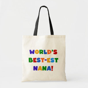 Tote Bag T-shirts lumineux de couleurs du Meilleur-est Nana