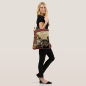 Tote Bag Tabby Accueil Chat Bourgogne (Sur le modèle)