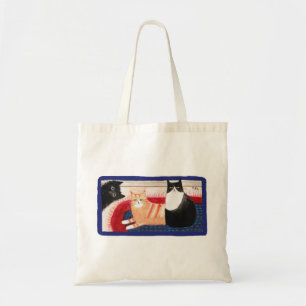 Tote Bag Tabby noir orange Ginger Tuxedo Amusant Amoureux d