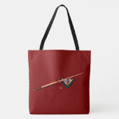 Tote Bag Table de billard Maroon (Devant)