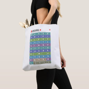 Tote Bag Table de Hiragana & katakana 01 -