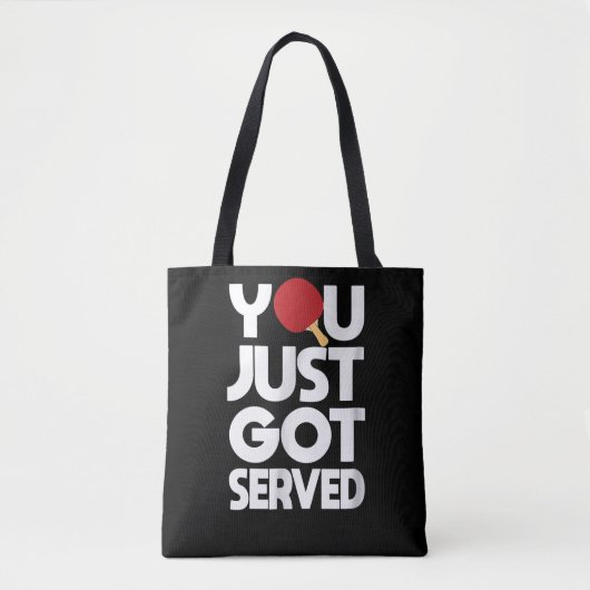 Tote Bag Table Tennis Men Butterfly Ping Pong (Devant)