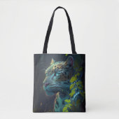 Tote Bag Tableau animal léopard Faune à l'extérieur (Devant)