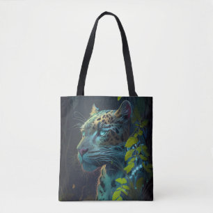Tote Bag Tableau animal léopard Faune à l'extérieur