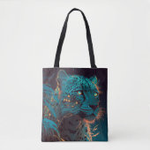 Tote Bag Tableau animal léopard Faune à l'extérieur (Devant)