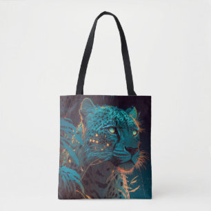 Tote Bag Tableau animal léopard Faune à l'extérieur