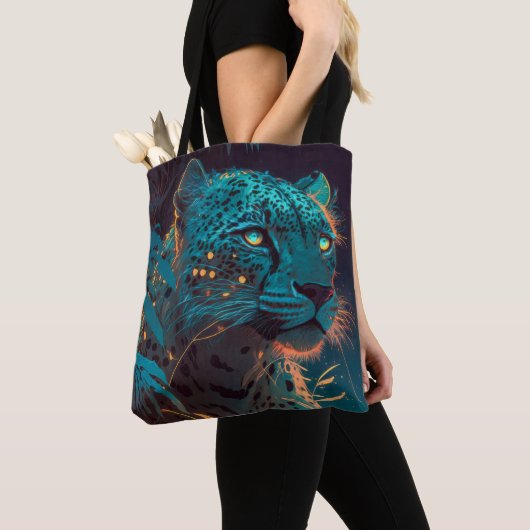 Tote Bag Tableau animal léopard Faune à l'extérieur (De près)