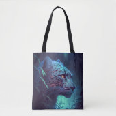 Tote Bag Tableau animal léopard Faune à l'extérieur (Devant)