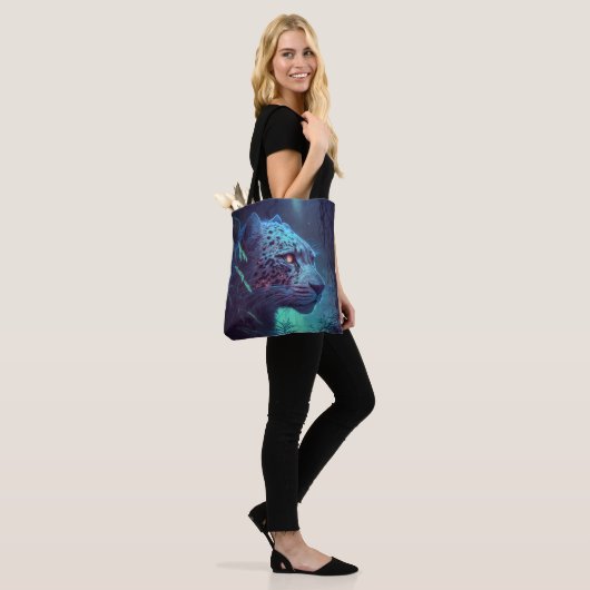 Tote Bag Tableau animal léopard Faune à l'extérieur (Sur le modèle)