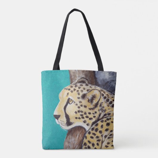 Tote Bag Tableau Cheetah (Dos)
