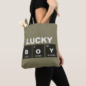 Tote Bag Tableau chimique périodique des éléments : GARÇON (De près)