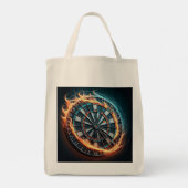 Tote Bag Tableau de bord de feu avec explosion de bulle (Dos)