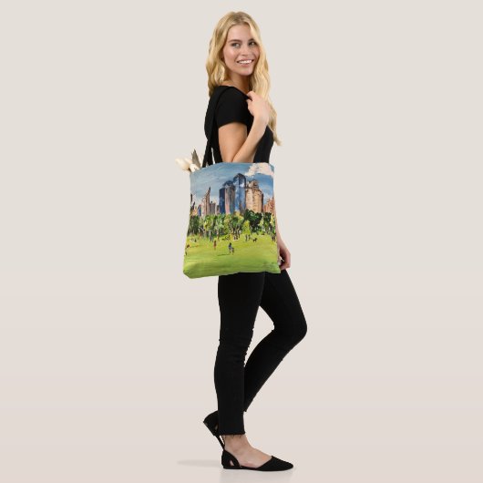 Tote Bag Tableau de "Central Park" de Willowcatdesigns (Sur le modèle)