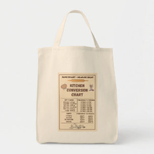 Tote Bag Tableau de conversion de cuisine