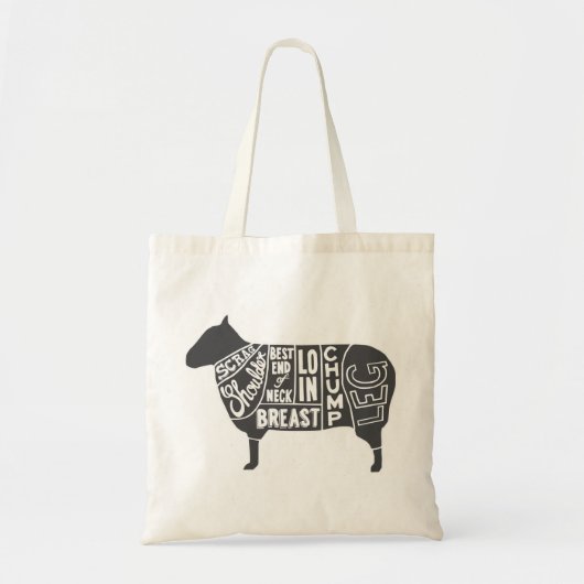 Tote Bag Tableau des bouches de l'agneau (Devant)