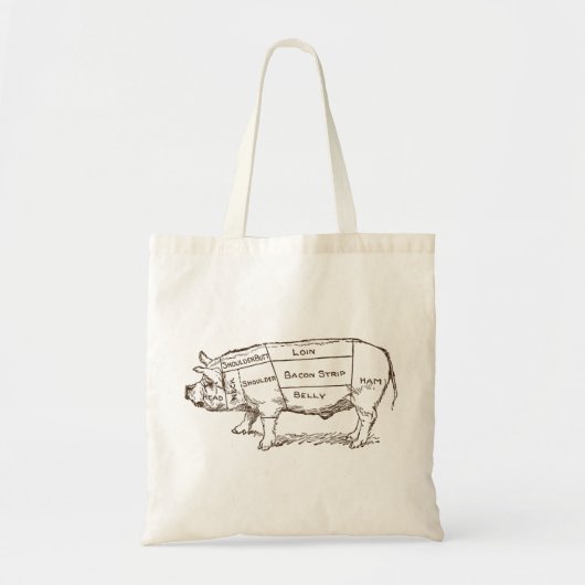 Tote Bag Tableau des bouches de porc (3) (Devant)