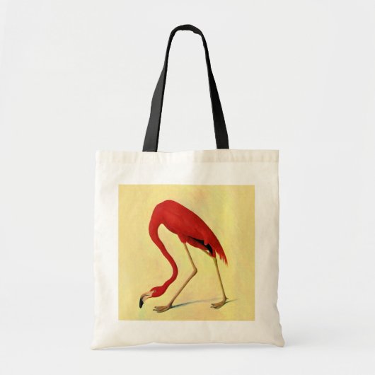 Tote Bag Tableau Flamant rose américain Audubon (Devant)