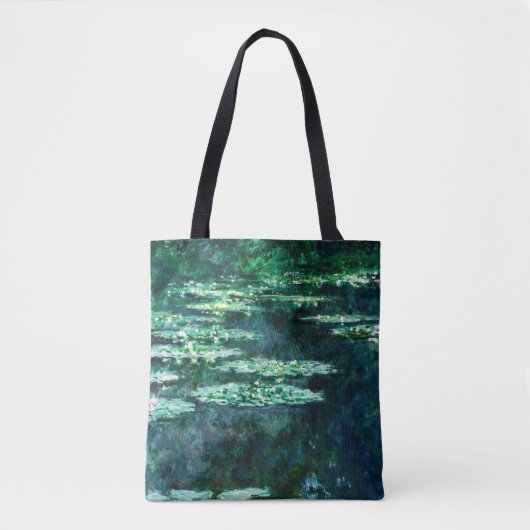 Tote Bag Tableau nénuphar par Claude Monet (Devant)
