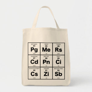 Tote Bag Tableau périodique des vins