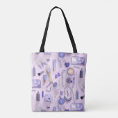 Tote Bag Tableau pourpre de vanité (Dos)