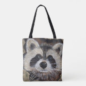Tote Bag Tableau Raccoon (Dos)