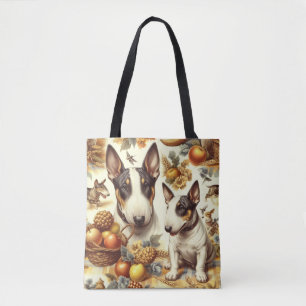 Tote Bag Tableau vintage Bull Terrier