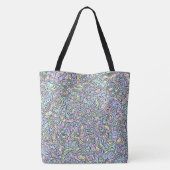 Tote Bag Tache colorée psychédélique (Dos)