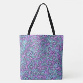 Tote Bag Tache colorée psychédélique (Devant)