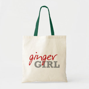 Tote Bag Taches de rousseur de roux de fille de gingembre