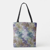 Tote Bag Taches et taches de peinture sous verre martelé (Dos)
