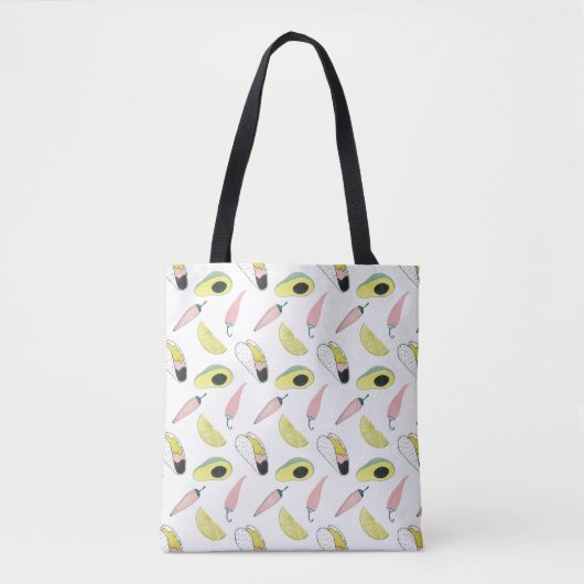 Tote Bag Taco à propos d'amour | Taco Element Circle (Devant)