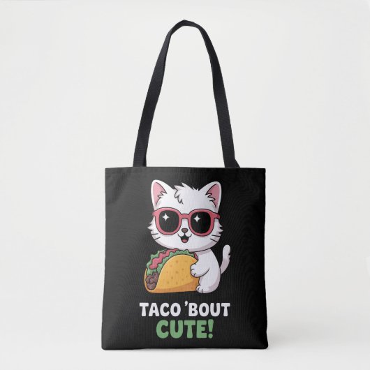 Tote Bag Taco 'À propos de mou Kitten (Devant)