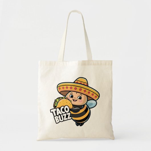 Tote Bag Taco Buzz Bourdon (Devant)