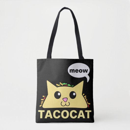 Tote Bag Taco Cat (Devant)