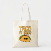 Tote Bag Taco It Easy (Devant)