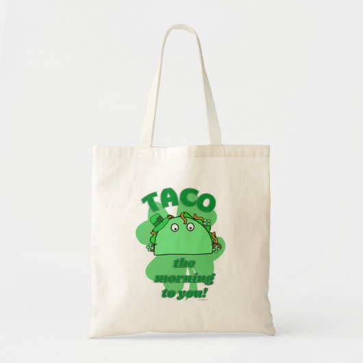 Tote Bag Taco le matin Drôle Saint Patrick Fun Mix Up (Devant)