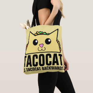 Tote Bag Tacocat à l'envers