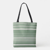 Tote Bag Tailles complexes en vert (Dos)