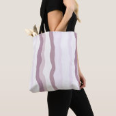Tote Bag Tailles rose ondulées (De près)