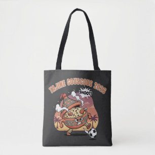 Tote Bag Tajine et Couscous Drôle Personnage de Football 20