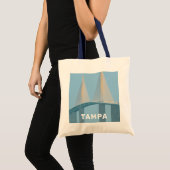 Tote Bag Tampa, Floride soleil pont photo (Devant (produit))