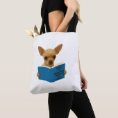 Tote Bag Tan Chihuahua how to Misbehave (De près)